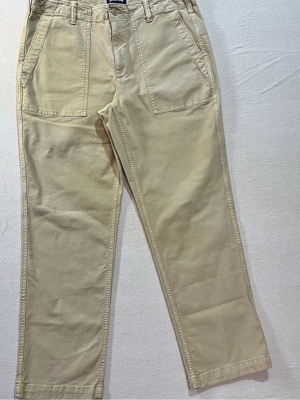 Lands' End High Rise Straight Leg Canvas Utility Pants, Sz 14 NWOT